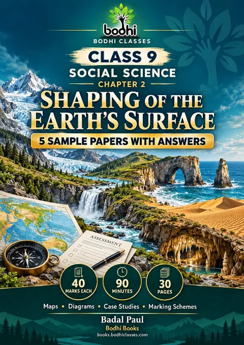 Class 9 Social Science Chapter 2: Shaping of the Earth’s Surface — 5 Sample Papers with Answers
