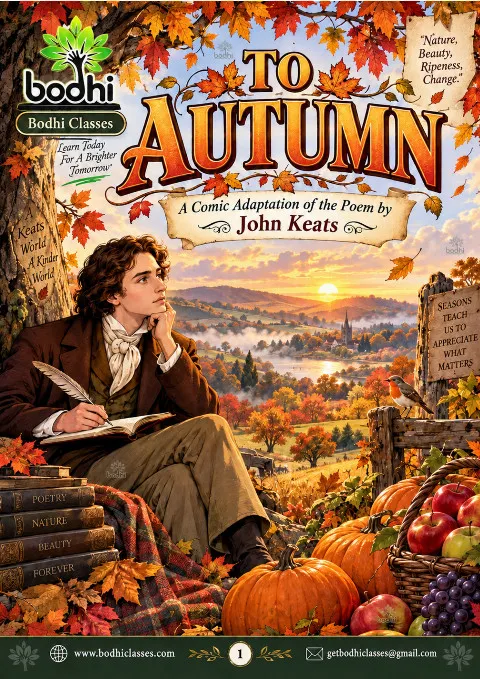 To Autumn by John Keats— A Visual Comic Adaptation book cover